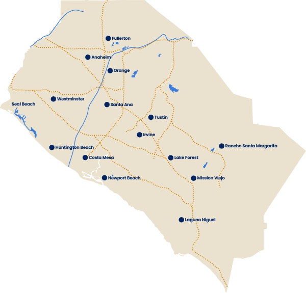 HVAC Orange County CA Service Area