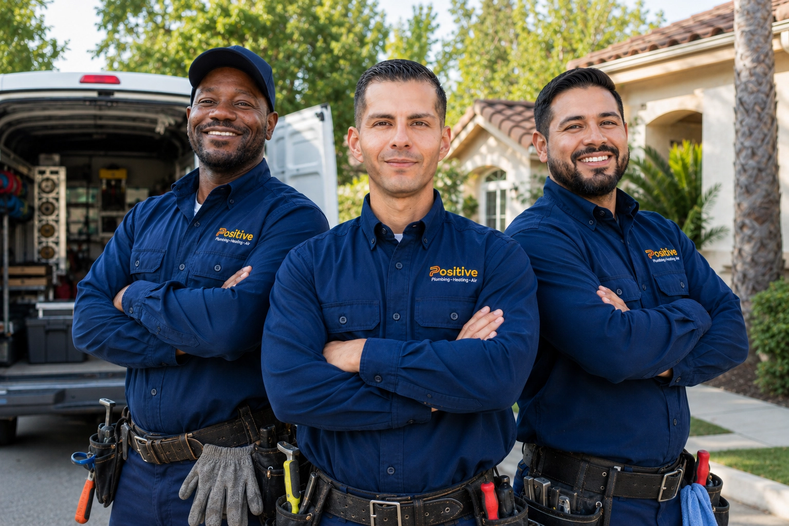 Professional repipe technicians serving homeowners throughout Orange County California