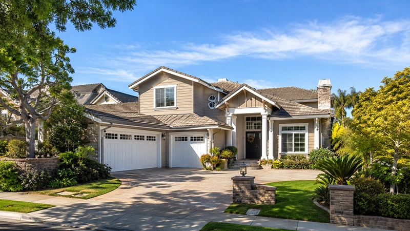 Single-family home in Orange County for plumbing inspection services