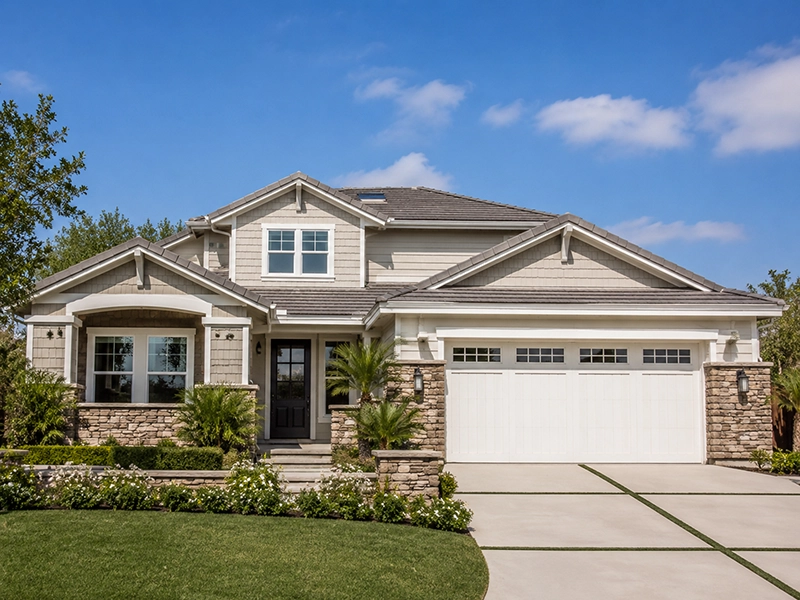 Single-family home served by Positive Plumbing repiping services in Orange County